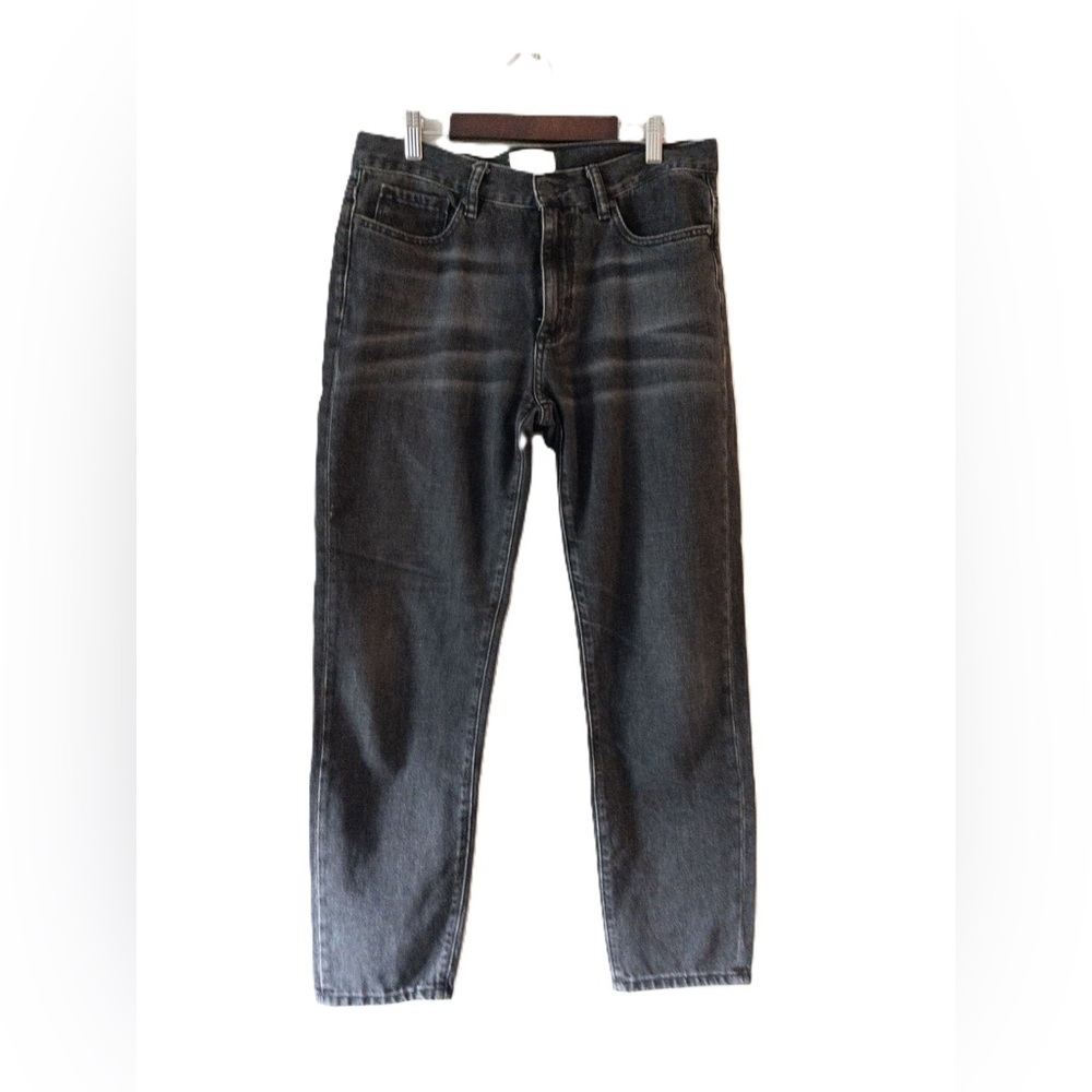 ARMEDANGELS Detoxdenim Black Jeans CAJAA Boyfriend Fit Tapered Jeans Size 27